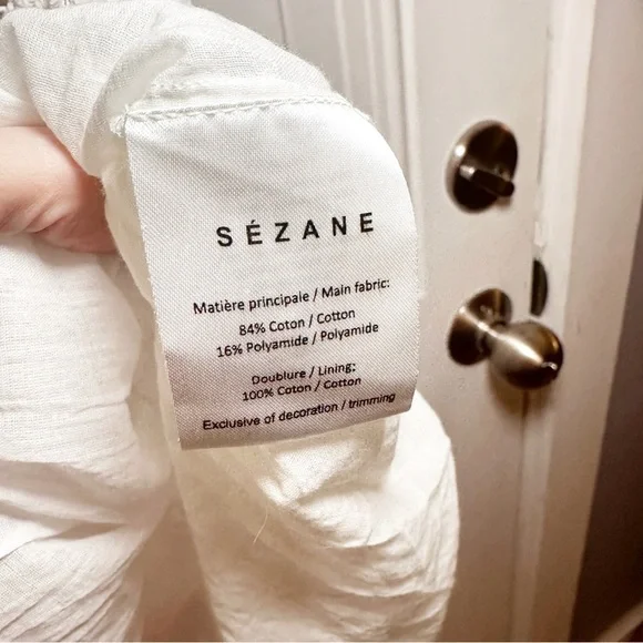 Sezane White Lace Dress 34 - Picture 9 of 12